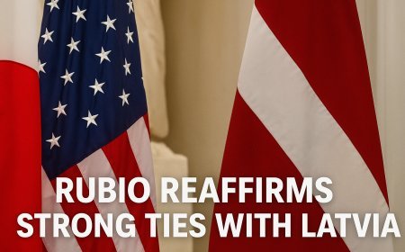 Rubio, Latvian Minister Discuss Security and Economic Ties